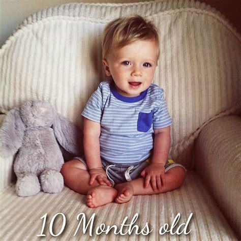 Help your baby adapt to her expanding buy or make puppets from old mittens or socks. TESSA RAYANNE: Our Baby Boy Is 10 Months Old