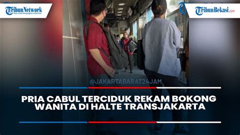 Pria Cabul Terciduk Rekam Bokong Penumpang Wanita Di Halte Transjakarta