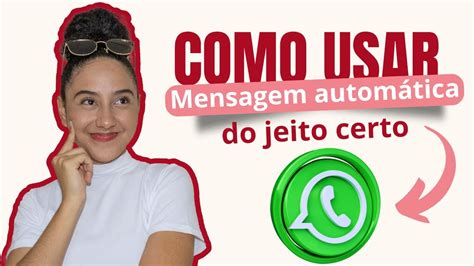 Como Colocar Mensagem AutomÁtica No Whatsapp Aprenda Configurar A