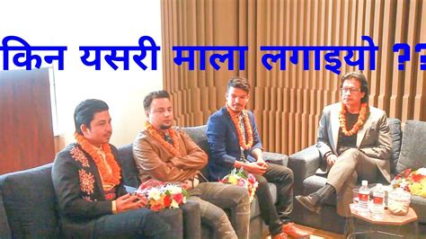 Rajesh Hamal Prakash Saput Sugam Pokharel र Ravi Oad लई यसर बज