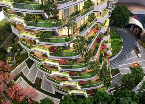 Agora Garden A Twisting Plant Filled Tower In Taipei Will Absorb 130