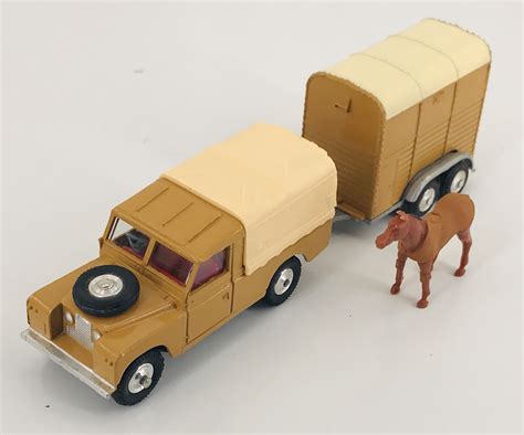 Vintage Corgi Toys T Set No 2 Land Rover And Rice Pony Trailer