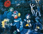 Marc Chagall - El carnaval nocturno, 1979. Oil on canvas, 130 x 162 cm ...