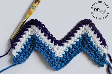 Free Crochet Chevron Pattern Tutorial Easy Crochet Patterns Chevron