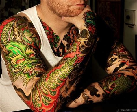 50 Best Dragon Tattoos On Full Sleeve Tattoo Designs