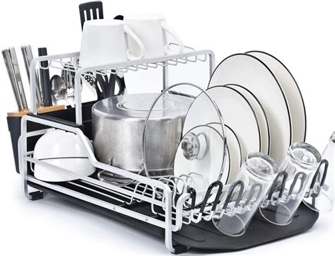 5 Best Dish Racks In 2020 Top Rated Utensil Drainers And Holders