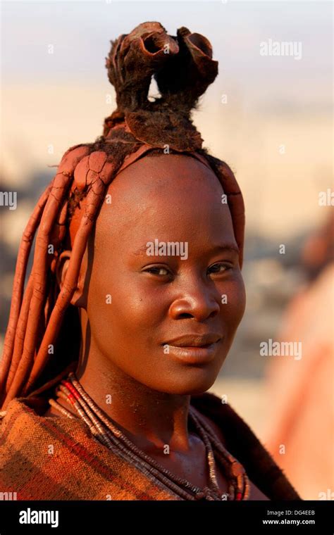 Himba Woman Kunene Region Kaokoland Namibia Stock Photo Alamy