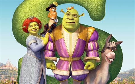 Shrek The Third 2007 Poster Movie Green Animation Pixar Shrek