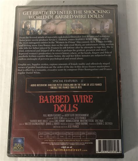 Barbed Wire Dolls Dvd New And Sealed Wip Women In Prison Jess Franco