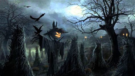 Halloween Music Creepy Scarecrows Youtube