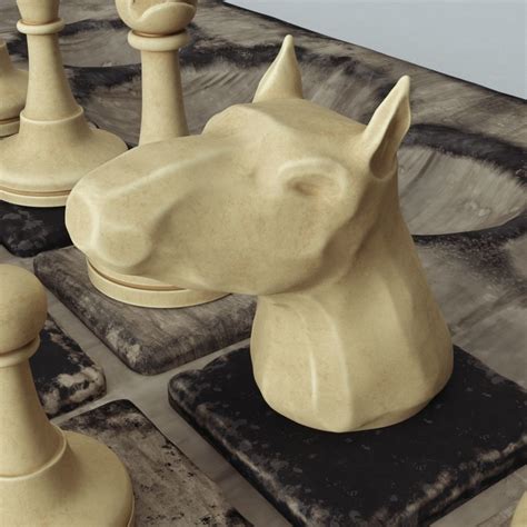 Chess Horse 3d Model 3d Printable Cgtrader