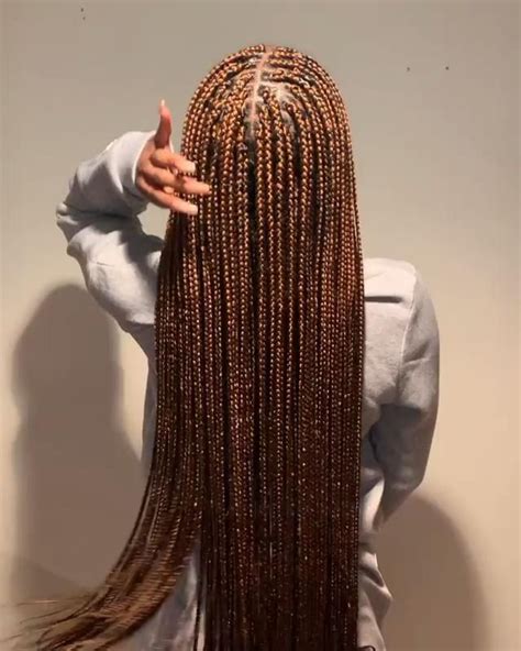 30 Brown And Gold Knotless Braids Moesemishale