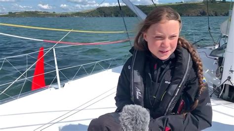 Greta Thunberg To Arrive In Nyc Wednesday Or Thursday After Yacht Hits Bad Weather Cnn Travel