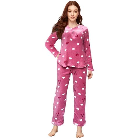 Pijama Polar Mujer Con Capucha Set 2 Pza Dama Diseño Estampa Lole Pijama Walmart En Línea