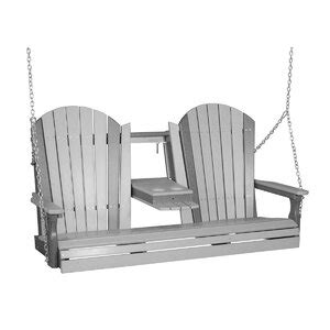 Ebern Designs Rosalin Porch Swing Reviews Wayfair