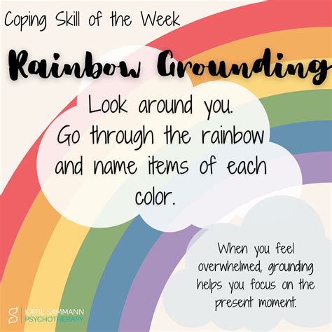Use Rainbow Grounding To Reduce Anxiety Katie Sammann Psychotherapy