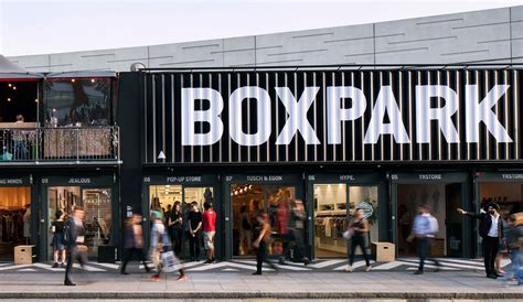 Boxpark London Box Park Shipping Container