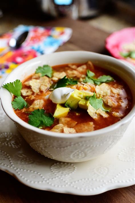 Your Kids Will Ask For This Slow Cooker Chicken Tortilla Soup Again And
