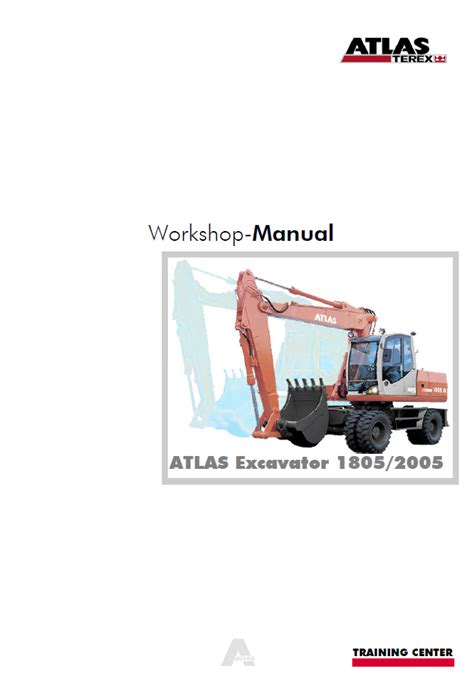 Terex Atlas Excavator Ab 18052005 Workshop Manual Pdf Download