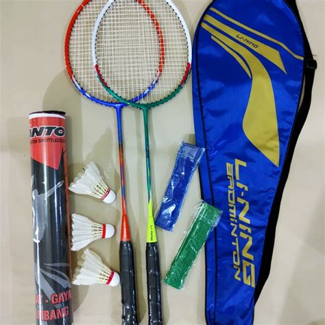 Raket Badminton Lining Paket Komplit Tas Kock Lazada Indonesia