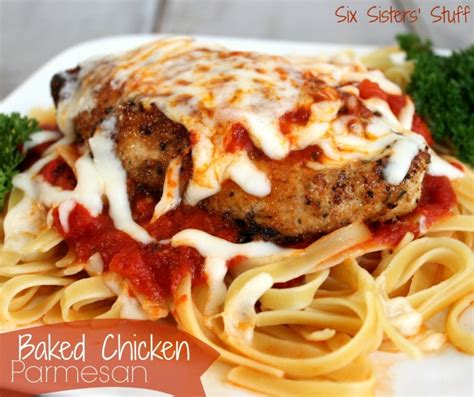 Chicken parmesan is a hearty dish that's so easy to make! Easy Baked Chicken Parmesan Recipe | Just A Pinch Recipes