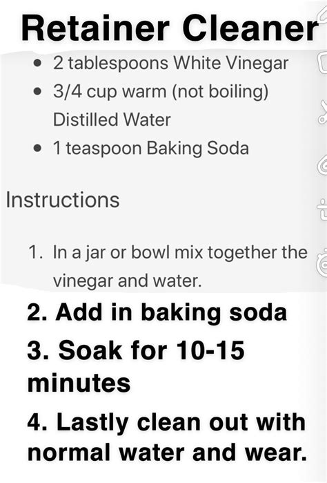 Apply the paste onto the retainer with the help of a soft toothbrush. How To Clean Retainers With Baking Soda - How To Do Thing