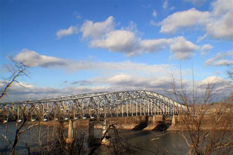 Missouri River Bridge At Jefferson City Mo This Is Taken Flickr