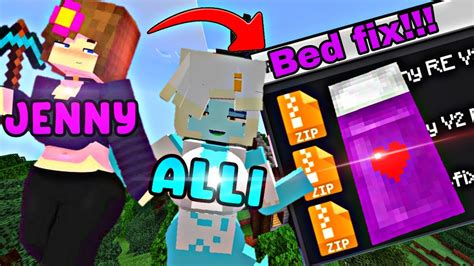 Jenny Y Allie Modbed Fix Minecraft Pe 11930 Youtube