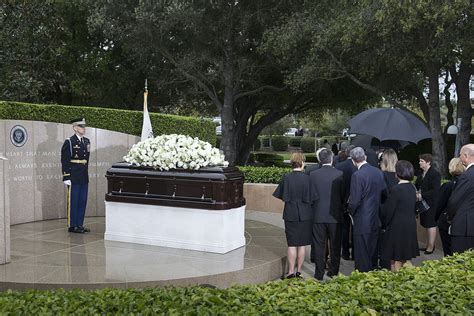 Former First Lady Nancy Reagan Laid To Rest Beside Her Husband Los