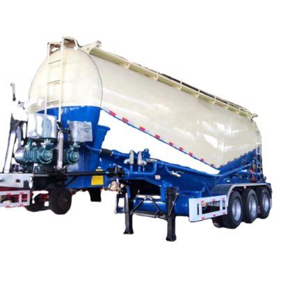 Air Compressor 60 Ton Tanker Storage Tank Dry Powder Bulk Cement Semi