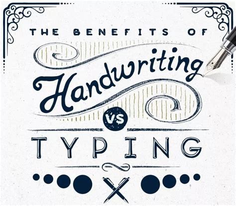 Infographic The Benefits Of Handwriting Vs Typing The Digital Reader