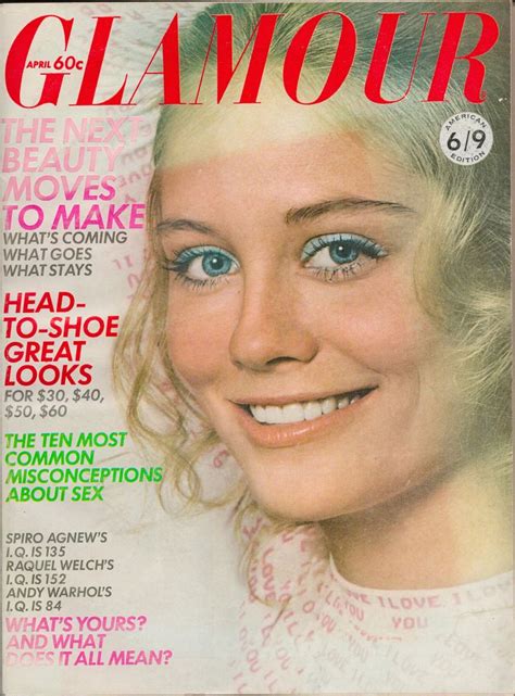 glamour us april 1970 american original vintage beauty fashion etsy uk in 2022 cybill