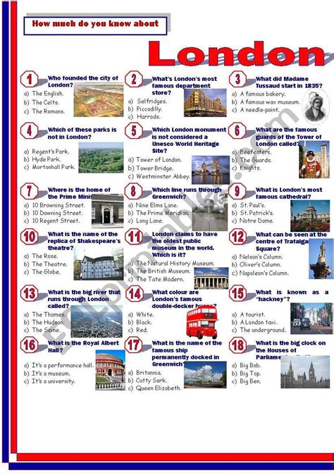 Here´s A Quiz About London This Quiz Is Made Up Of 21 Questions And