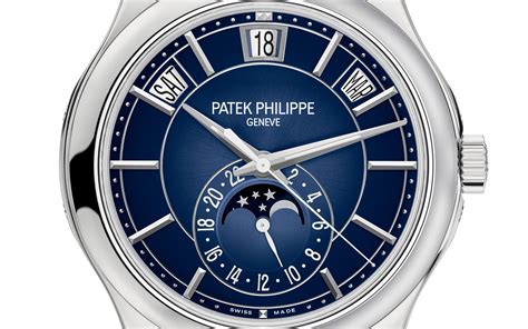 Patek Philippe Complications Moon Phase White Gold Watch 5205g 013