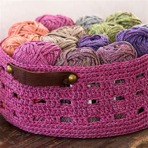 Let's hop to it and stitch this adorable bunny hoodie that's just waiting to be. Red Heart Bricks Basket | Yarnspirations in 2020 | Red ...