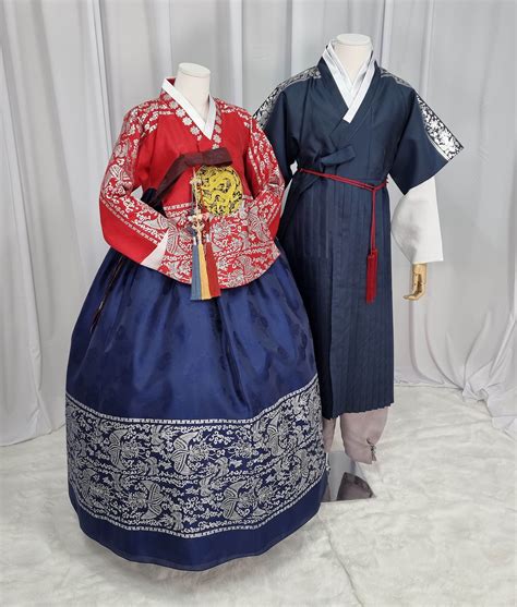 Couple Hanbok Woman Hanbok Dress Man Hanbok Korea Traditional Etsy Uk