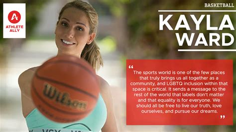Wnba Hopeful Kayla Ward To Trans Youth You Arent Alone Athlete Ally