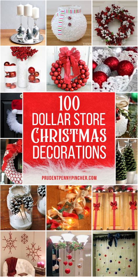 100 Diy Dollar Tree Christmas Decorations Prudent Penny Pincher