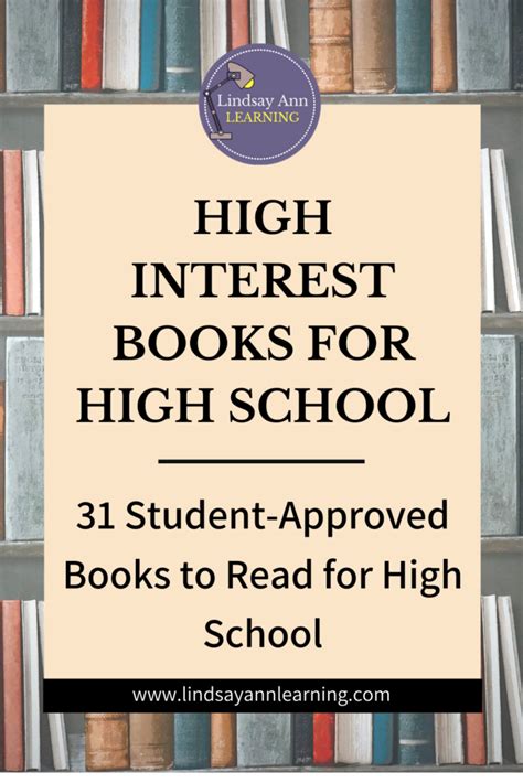 31 Student Approved Books To Read For High School English Teacher Blog