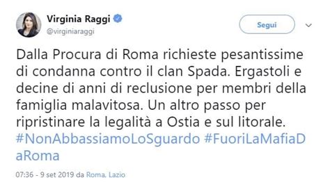 Roma Processo Al Clan Spada La Sentenza Della Corte Dassise
