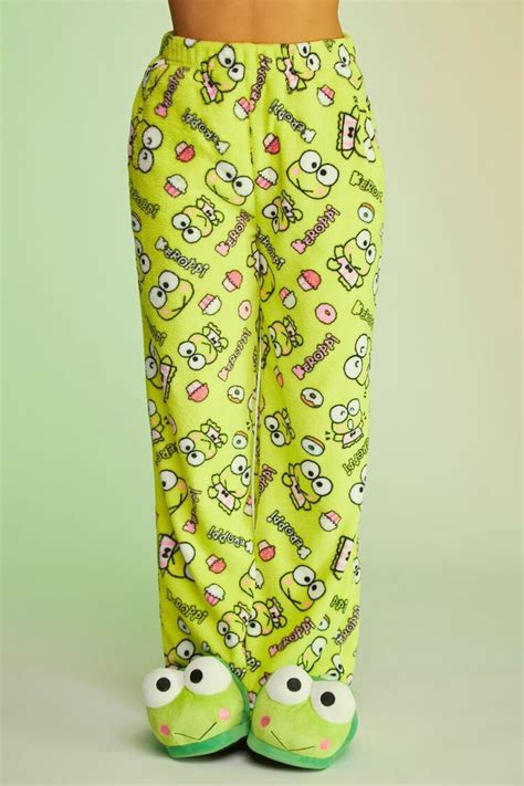 Hello Kitty And Friends Keroppi Pajama Pants Cute Pjs Cute Pajama Sets Cute Pajamas Hello Kitty