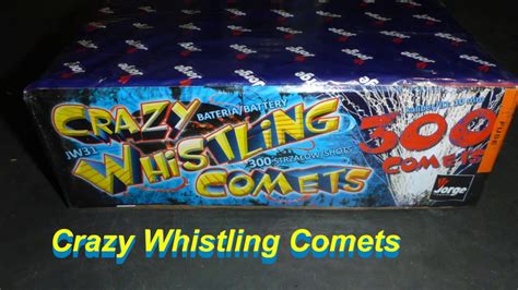 Vuurwerk Fluit Batterij Crazy Whistling Comets 300 Shots Youtube