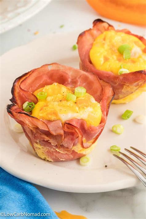 Keto Ham And Cheese Egg Muffin Cups Recipe Low Carb Nomad