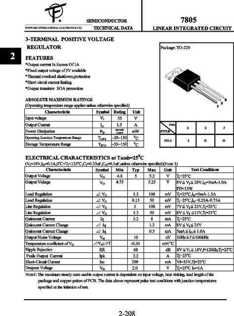 7805 Datasheet Voltage Regulator Ic Pinout And Example Circuits Vrogue