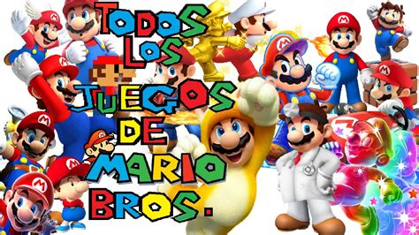 Todos Los Juegos De Mario Bros 1981 2014 Youtube
