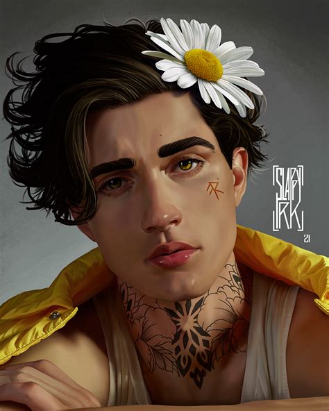 Flower Boy Digital Portrait Finished Artworks Krita Artists