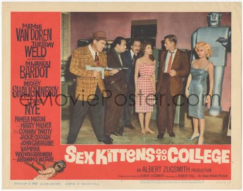 3p1307 sex kittens go to college lc 7 1960 mickey shaughnessy w gun on mamie