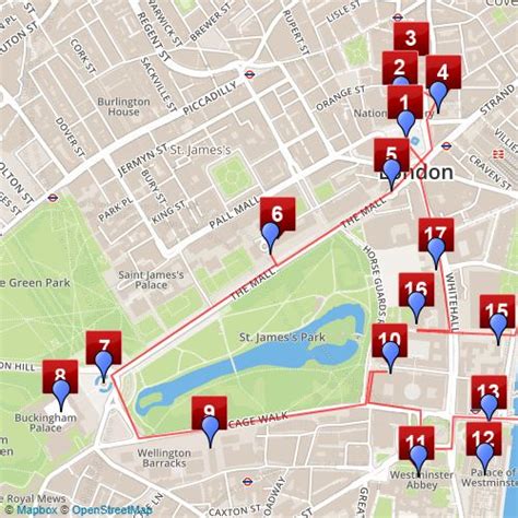 Walking Tour Of Royal London Scribble Maps