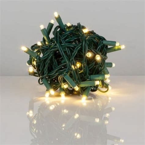 Kringle Traditions 5mm Led Warm White Christmas Lights Mini Led String