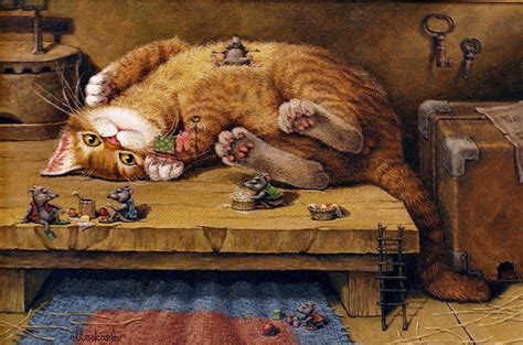 Alexander Maskaev B1959 — Grandmothers Closet 908×600 Gatos Cats